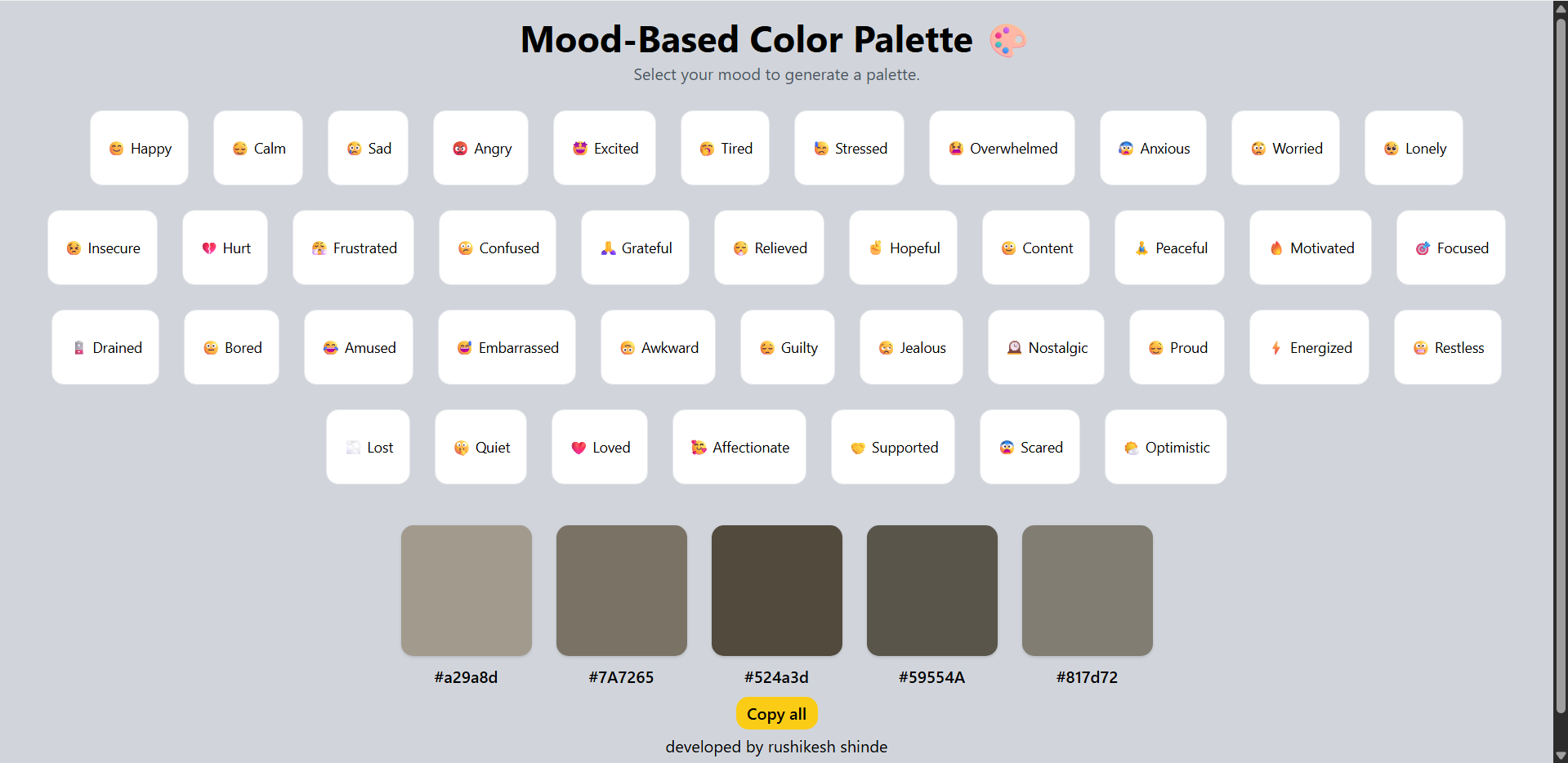Random circle images on canvas