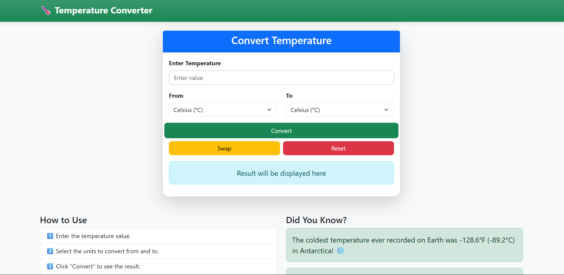 Image: Temperature converter